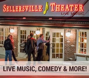 Enjoy an entertaining evening of music or laughter. Sellersville Theater is an intimate live music and comedy venue with 325 seats featuring national and international performers.