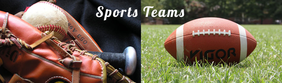 Sports teams, football, baseball, hockey, minor league teams in the Ambler, Montgomery County PA area